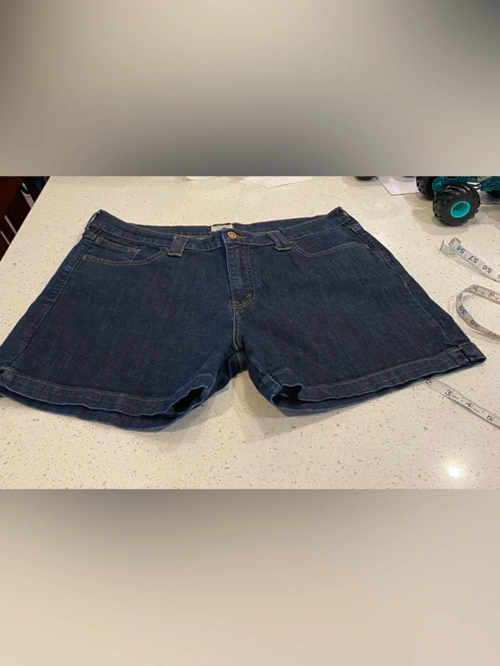 Levi's 515 Denim Shorts size 16 cowboy western festival Y2K